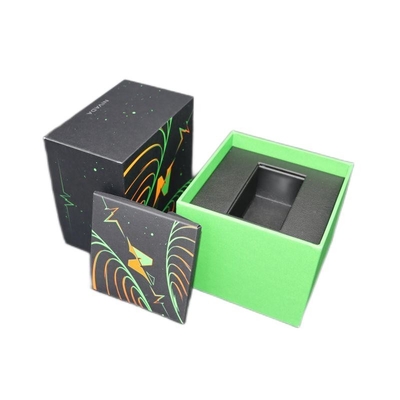 Spot UV Printing Custom Watch Packaging Box 12.5x12.5x10.5CM