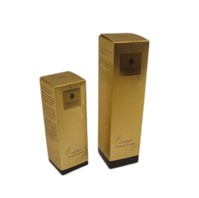 ROHS FSC Cosmetic Paper Box Packaging for Bottles Jars 375g silver Paper Material