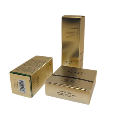 ROHS FSC Cosmetic Paper Box Packaging for Bottles Jars 375g silver Paper Material
