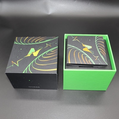 Spot UV Printing Custom Watch Packaging Box 12.5x12.5x10.5CM