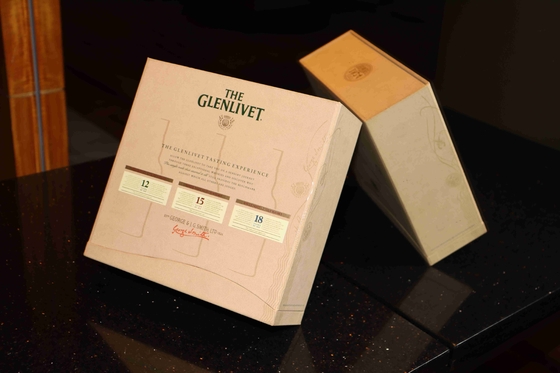 Luxus-Wein-Geschenkbox-Verpackung 4C PMS UV- oder Offsetdruck